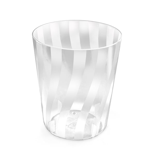 Striped Display Container/Small Waste Basket